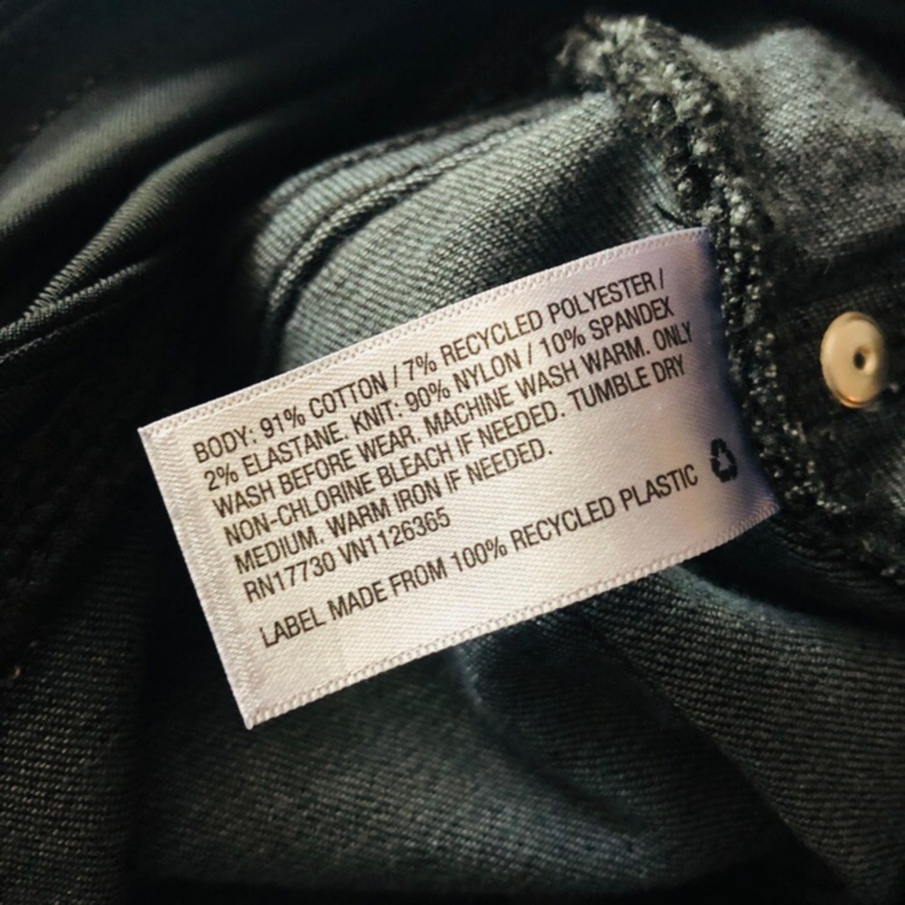 ISABEL MATERNITY Denim Shorts Black Size 6 - Picture 6 of 8